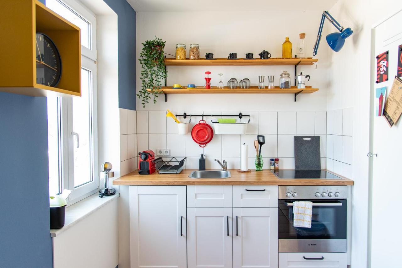 Industriecharme Apartment - Nespresso, Netflix, Wifi, Zentral, Messe 켐니츠 외부 사진