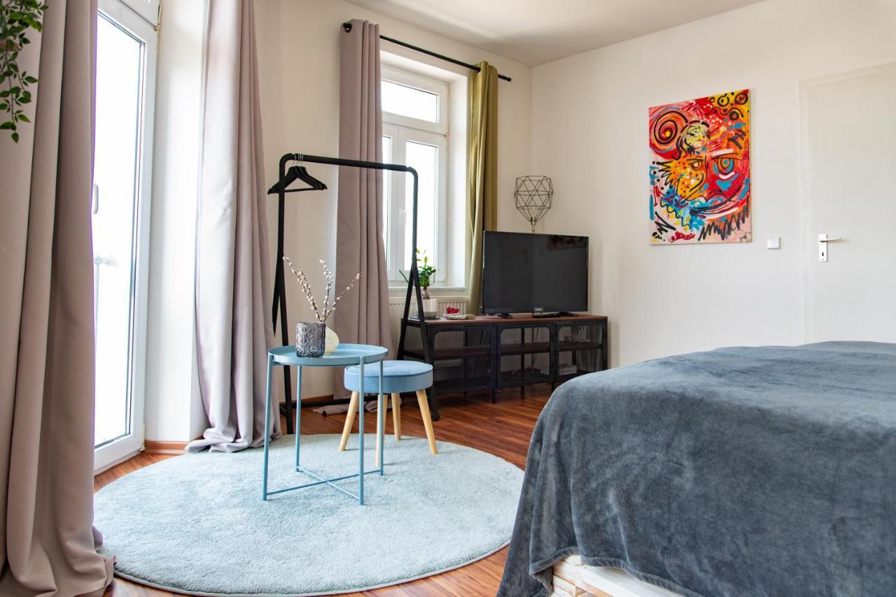 Industriecharme Apartment - Nespresso, Netflix, Wifi, Zentral, Messe 켐니츠 외부 사진