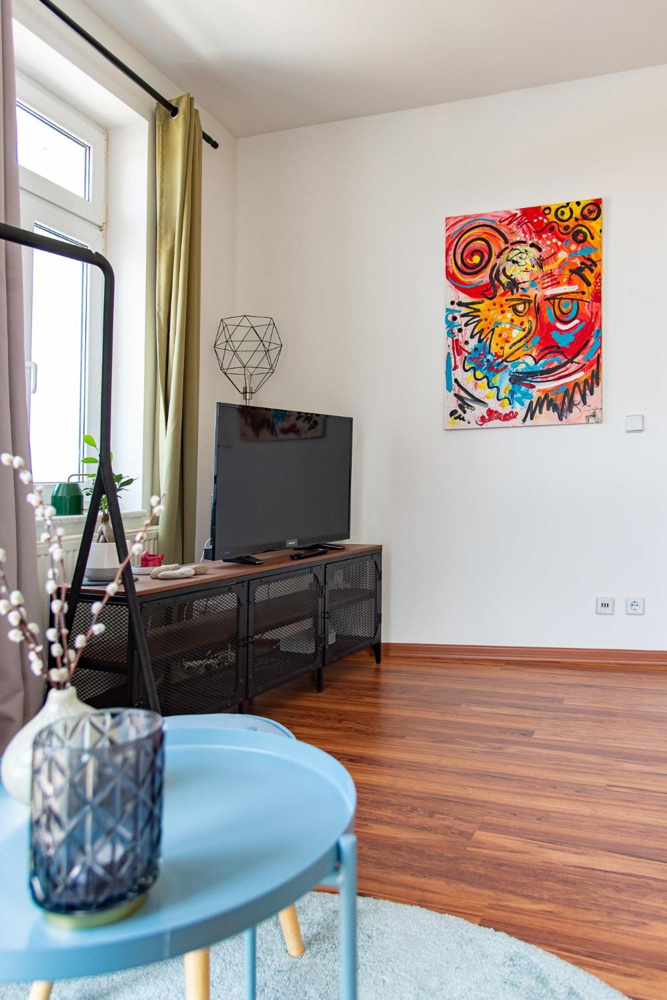 Industriecharme Apartment - Nespresso, Netflix, Wifi, Zentral, Messe 켐니츠 외부 사진